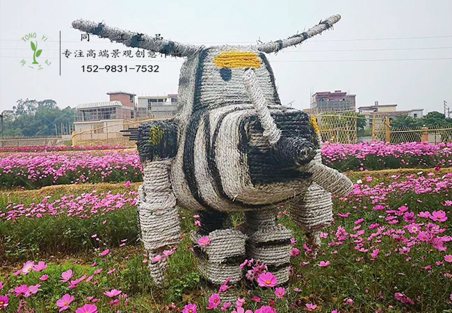 稻草工藝品草雕超級飛俠