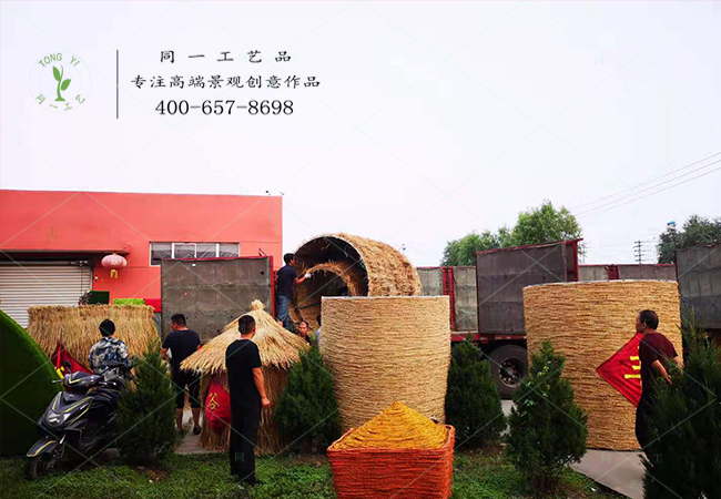 山西稻草工藝品草雕糧倉(cāng)發(fā)貨