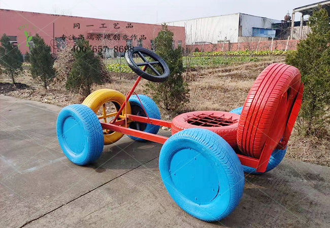 輪胎工藝品汽車造型